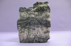 This is an image of an asbestos rock.